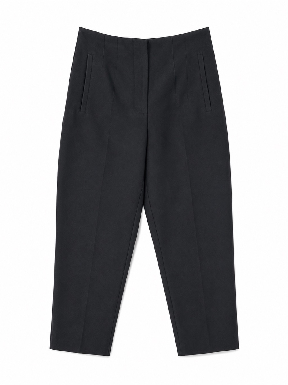 Zara Women’s Black Tailored Tapered Ankle Pants Trouser. Size: Large